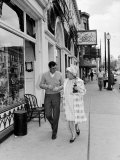 Buy Comedian Phyllis Diller Walking W. Her Son Peter at AllPosters.com