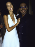 Buy Comedian Actor Eddie Murphy and Wife Nicole Mitchell at Film Premiere of His "Bowfinger" at AllPosters.com