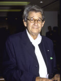 Photographer Helmut Newton at His Bookparty