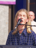 Singer Isaac Hanson of Family Musical Group Hanson Performing