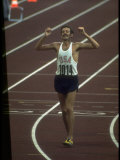 US Athlete Frank Shorter after Winning a Marathon Race at the Summer Olympics