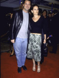Buy Actor Matthew Perry and Girlfriend Rene Ashton at Film Premiere of "Fight Club" at AllPosters.com