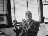 Buy Architect Mies Van Der Rohe Expressing Feelings at His Desk at AllPosters.com