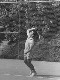 Buy Singer Ricky Nelson Rehearsing Tennis Court Scene for TV Show at AllPosters.com