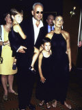 Married Actors Bruce Willis and Demi Moore at Film Premiere of Moore