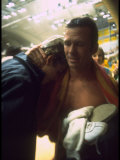 Rick Demont Being Consoled after Officials Canceled His Victory at the Summer Olympics