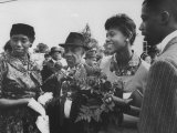 Olympic Star Wilma Rudolph with Her Father Ed Rudolph and Family
