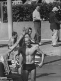 Diver Lance Larson in Men's Semi Finals During Olympics