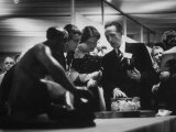 Artist Marcel Duchamp Attending a Texas Art Show