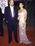 Married Actors Bruce Willis and Demi Moore at Golden Globe Awards