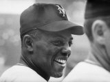 Giants Player, Willie Mays, Joking with Fellow Players During Warm-Up