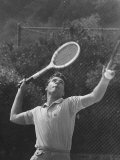 Buy Singer Ricky Nelson Rehearsing Tennis Court Scene for Family TV Show at AllPosters.com