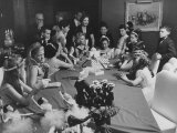 Francesca Hilton with Mother Zsa Zsa Gabor and Friends at Her 11th Birthday Party