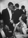 Audrey Meadows Talking with Actor Gene Barry at President John F. Kennedy's Inaugural Ball