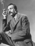 Armenian Artist Arshile Gorky Holding a Cigarette
