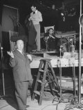 Alfred HitchcockOn Film Set During Shooting of 