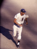 Chicago White Sox Outfielder Jim Landis Running During White Sox-Cleveland Game