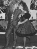 Rock Star David Coverdale and Wife, Actress Tawny Kitaen at the Mtv Video Awards