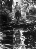 Buy Vladimir Nabokov, Author and Lepidopterist, Hunting Butterflies with Net at AllPosters.com