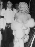 Singers Madonna and Michael Jackson on Way to Agent Irving 