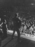 Singer Ricky Nelson and Band During a Performance