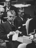 John G. Diefenbaker Attending United Nation General Assembly