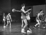 Harlem Globetrotters Playing a Basketball Game