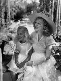 Actress Marion Davis with Girl