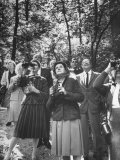 Buy Biologist Author Rachel Carson Birdwatching with Fellow Audobon Society Members in Park at AllPosters.com