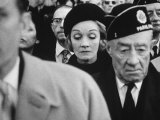 Actress Marlene Dietrich, at Memorial Service for John F. Kennedy, Headquarters of American Legion