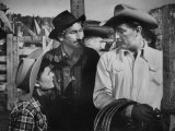 Actor Robert Mitchum Performing in the Movie