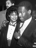 Buy Actor Comedian Eddie Murphy and Fiancee Lisa Figueroa at Film Premiere of His "Beverly Hills Cop" at AllPosters.com