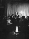 Singer Julie London Performing in a Nightclub