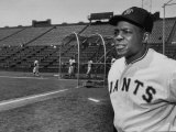 Baseball Star, Willie Mays on the Field