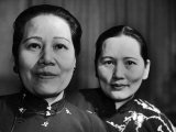 Si-Ling Soong, Wife of Dr. H.H. Kung, and Sister Ching-Ling Soong, Widow of Dr. Sun Yat-Sen Premium Photographic Print