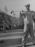 Golfer Ben Hogan Playing in a Golf Tournament