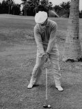 Golfer Ben Hogan, Demonstrating His Golf Drive