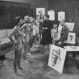 Buy Terrestrial Esther Williams, Looking over Model's of the Year's Cole of California Bathing Suits at AllPosters.com
