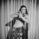 Egyptian Dance and Film Star Tahia Carioca Doing Belly Dance