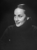 Italian Model Alida Valli Smiling