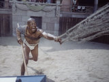 Actor Woody Strode as Draba in Scene from the Stanley Kubrick Film