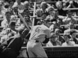 Baseball Player Stan Musial Standing at Bat