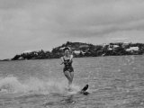 Buy Ex-Queen Soraya Waterskiing During Her Vacation at AllPosters.com