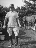 US Polo Player Stewart Iglehart at the American-Mexican Polo Match
