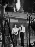 Buy Actors Lauren Bacall and Kirk Douglas on the Set of Movie, "Young Man with a Horn" at AllPosters.com