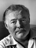 Portrait of Writer Ernest Hemingway