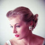 Portrait of Swedish-Born Actress Anita Ekberg