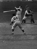 Pitcher Early Wynn Pitching to Batter Dusty Rhodes During the World Series