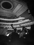 Leopold Stokowski Conducting the New York Philharmonic Orchestra at Carnegie Hall
