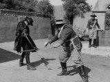 Actor Guy Williams Acting in the TV Show, Zorro